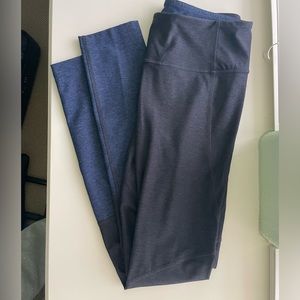 Outdoor Voices l High-Waisted Black Navy Leggings